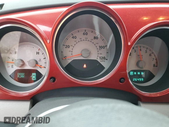 2009 Chrysler PT Cruiser Touring with VIN 3A8FY58959T567767, listed as a Copart auction lot 81705274 with 26,499 mi miles and Salvage Title. Bid and sale history available at carsss.com. Image 9.