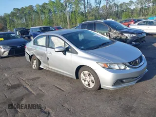 2014 Honda Civic Sedan LX with VIN 19XFB2F5XEE062023, listed as a IAAI auction lot 41956042 with 60,095 mi miles. Bid and sale history available at carsss.com. Image 1.