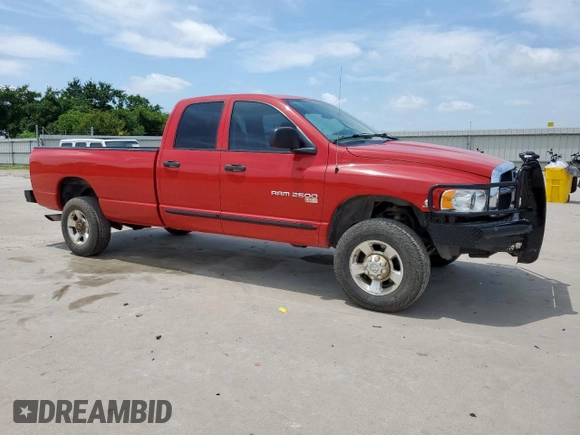 2005 Dodge 2500 SLT z VIN 3D7KS28C05G705032, wystawiony jako Copart lot #51546335 z przebiegiem 172 200 mil mil oraz Szkoda całkowita • Salvage title. Historia ofert i sprzedaży dostępna na DreamBid. Obrazek 4.
