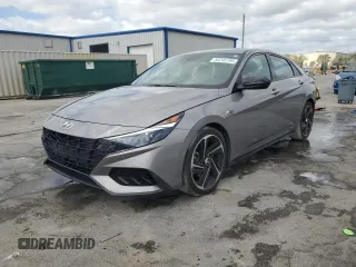 2023 Hyundai Elantra N Line z VIN KMHLR4AF5PU415164, wystawiony jako Copart lot #55245195 z przebiegiem 36 959 mil mil oraz Nie do naprawy • Non repairable. Historia ofert i sprzedaży dostępna na DreamBid. Obrazek 1.