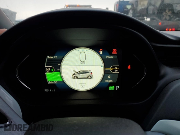 2020 Chevrolet Bolt EV Premier with VIN 1G1FZ6S07L4149480, listed as a Copart auction lot 45552255 with 9,049 mi miles and Salvage title. Bid and sale history available at DreamBid. Image 9.