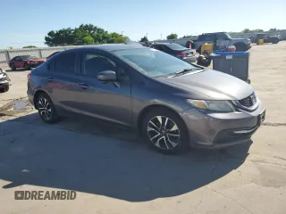 2015 Honda Civic EX z VIN 19XFB2F87FE055316, wystawiony jako Copart lot #54130135 z przebiegiem 136 284 mil mil oraz Szkoda całkowita • Salvage title. Historia ofert i sprzedaży dostępna na DreamBid. Obrazek 4.