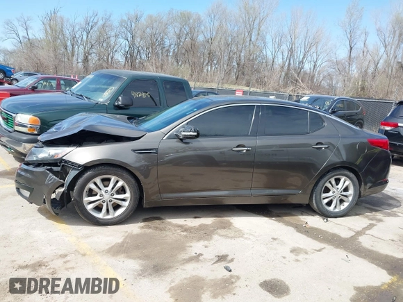 2013 Kia Optima EX with VIN 5XXGN4A77DG234921, listed as a IAAI auction lot 41823669 with 168,460 mi miles. Bid and sale history available at carsss.com. Image 14.