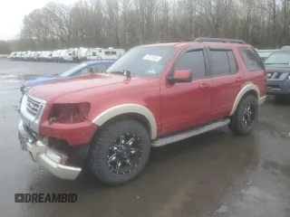 2010 Ford Explorer Eddie Bauer with VIN 1FMEU7EE4AUB01961, listed as a Copart auction lot 52339585 with 117,139 mi miles and Salvage Title. Bid and sale history available at carsss.com. Image 1.