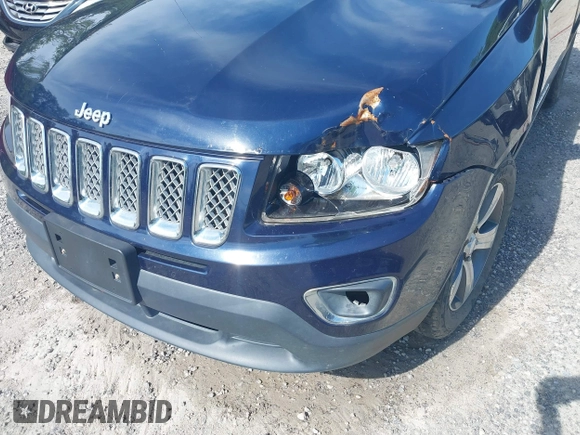 2016 Jeep Compass High Altitude with VIN 1C4NJDEBXGD671389, listed as a IAAI auction lot 42275577 with 129,609 mi miles and . Bid and sale history available at DreamBid. Image 17.