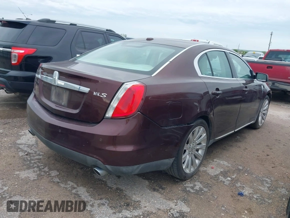 2012 Lincoln MKS with VIN 1LNHL9DRXCG802649, listed as a IAAI auction lot 41886148 with 1 mi miles. Bid and sale history available at carsss.com. Image 4.