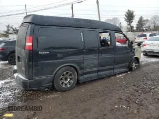 2014 GMC Savana Cargo Van Upfitter with VIN 1GDS8DC41E1157444, listed as a Copart auction lot 45412915 with 0 mi miles and Salvage Title. Bid and sale history available at carsss.com. Image 3.