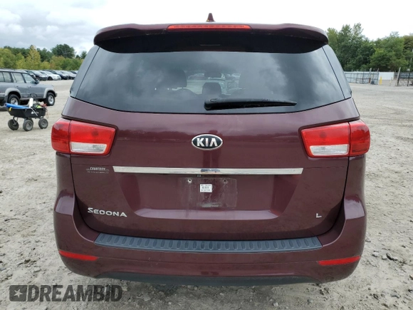 2017 Kia Sedona LX with VIN KNDMB5C1XH6221434, listed as a Copart auction lot 72775384 with 235,807 mi miles and Clean Title. Bid and sale history available at DreamBid. Image 6.