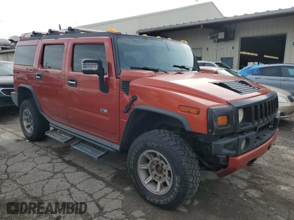 2003 Hummer H2 with VIN 5GRGN23U43H114002, listed as a Copart auction lot 78552954 with 203,277 mi miles and Clean Title. Bid and sale history available at carsss.com. Image 4.