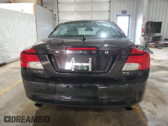 2012 Volvo C70 T5 with VIN YV1672MC0CJ126017, listed as a Copart auction lot 44784185 with 79,203 mi miles and Salvage Title. Bid and sale history available at carsss.com. Image 6.
