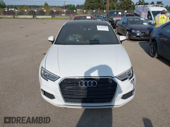 2017 Audi A3 Sedan Premium with VIN WAUAUGFF3H1037902, listed as a IAAI auction lot 42126759 with 155,425 mi miles. Bid and sale history available at carsss.com. Image 11.