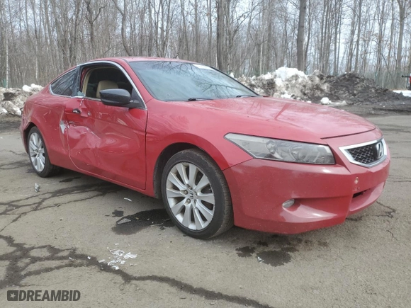 2009 Honda Accord Cpe EX-L with VIN 1HGCS22899A009682, listed as a Copart auction lot 46808895 with NaN miles and Salvage Title. Bid and sale history available at carsss.com. Image 4.