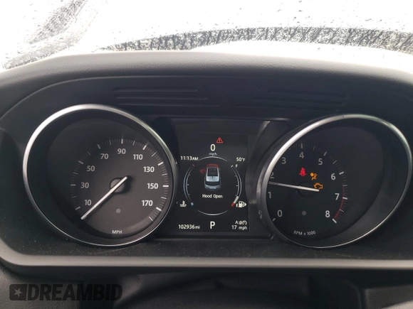 2016 Land Rover Range Rover Sport HSE with VIN SALWR2PF5GA581739, listed as a Copart auction lot 57715875 with 102,936 mi miles and Salvage title. Bid and sale history available at DreamBid. Image 9.