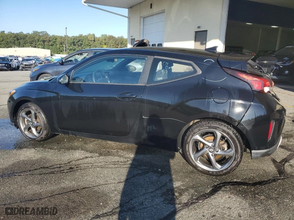 2019 Hyundai Veloster 2.0 with VIN KMHTG6AF1KU006380, listed as a Copart auction lot 71843883 with 48,291 mi miles. Bid and sale history available at carsss.com. Image 2.