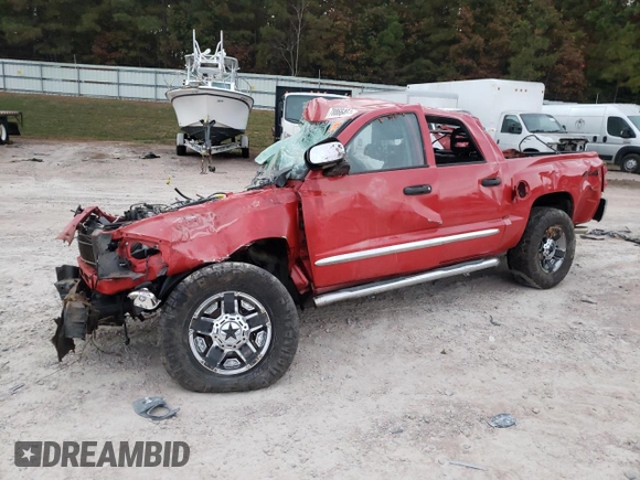 2005 Dodge Dakota Laramie with VIN 1D7HW58N55S194962, listed as a Copart auction lot 78866464 with Not Provided miles and Salvage Title. Bid and sale history available at DreamBid. Image 1.