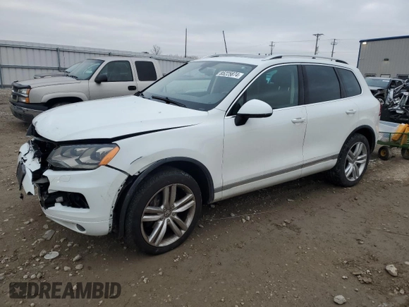 2012 Volkswagen Touareg Exec with VIN WVGEF9BP5CD007456, listed as a Copart auction lot 85225874 with Not Provided miles and Non Repairable. Bid and sale history available at DreamBid. Image 1.
