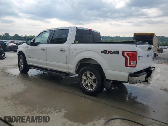2015 Ford F-150 XLT with VIN 1FTEW1EPXFKD35425, listed as a Copart auction lot 56944155 with 137,610 mi miles and Salvage title. Bid and sale history available at DreamBid. Image 2.