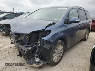 2015 Toyota Sienna Limited with VIN 5TDDK3DC3FS110113, listed as a Copart auction lot 53737045 with 142,236 mi miles and Salvage title. Bid and sale history available at DreamBid. Image 1.