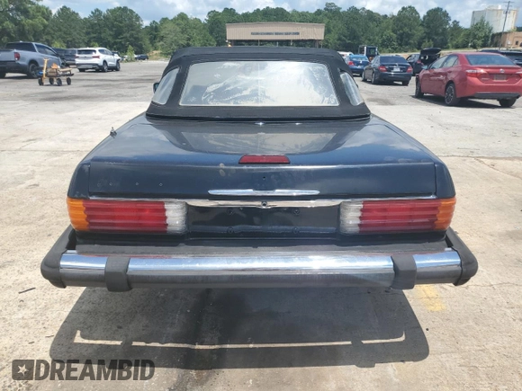 1980 Mercedes-Benz SL with VIN 10704412060233, listed as a Copart auction lot 63038205 with 26,039 mi miles and Clean title. Bid and sale history available at DreamBid. Image 6.