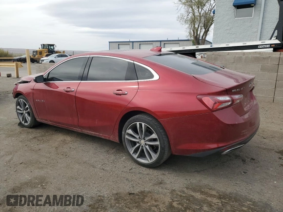 2022 Chevrolet Malibu Premier with VIN 1G1ZE5SXXNF117517, listed as a Copart auction lot 50658805 with 45,676 mi miles and Salvage Title. Bid and sale history available at DreamBid. Image 2.