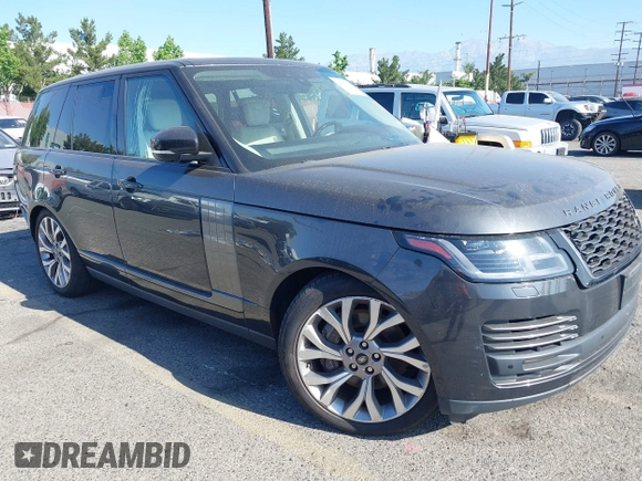 2018 Land Rover Range Rover Autobiography z VIN SALGV2RE1JA513465, wystawiony jako IAAI lot #42352110 z przebiegiem 56 168 mil mil oraz . Historia ofert i sprzedaży dostępna na DreamBid. Obrazek 1.