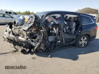 2016 Honda Pilot EX-L with VIN 5FNYF5H79GB043134, listed as a Copart auction lot 75058574 with Not Provided miles and Salvage Title. Bid and sale history available at carsss.com. Image 1.