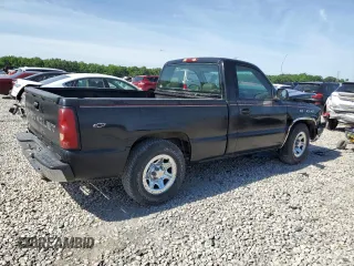 2005 Chevrolet Silverado 1500 Work Truck with VIN 1GCEC14V85Z138574, listed as a Copart auction lot 59413614 with Not provided miles and Salvage title. Bid and sale history available at DreamBid. Image 3.