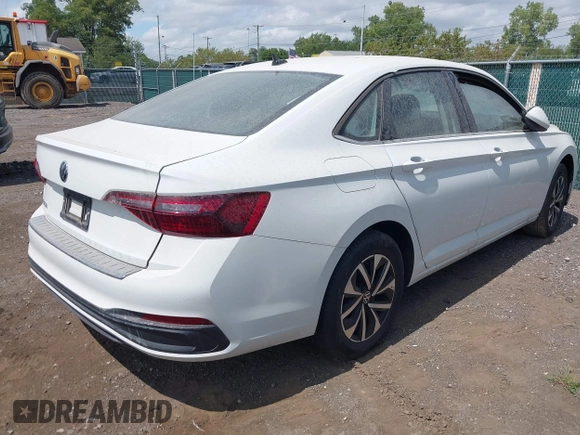 2023 Volkswagen Jetta S with VIN 3VW4M7BU9PM036109, listed as a IAAI auction lot 40129247 with 18,547 mi miles and . Bid and sale history available at DreamBid. Image 4.