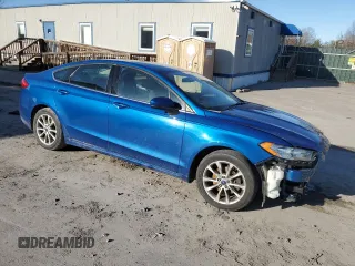 2017 Ford Fusion SE with VIN 3FA6P0HD5HR174080, listed as a Copart auction lot 48001255 with Not Provided miles and Salvage Title. Bid and sale history available at carsss.com. Image 4.