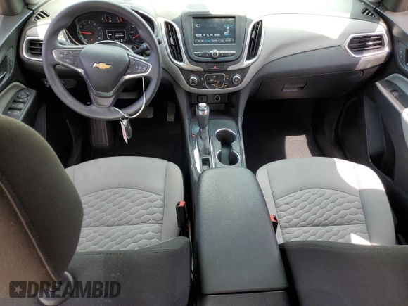 2018 Chevrolet Equinox LS with VIN 3GNAXHEVXJL103683, listed as a Copart auction lot 51414335 with 98,528 mi miles and Salvage Title. Bid and sale history available at DreamBid. Image 8.