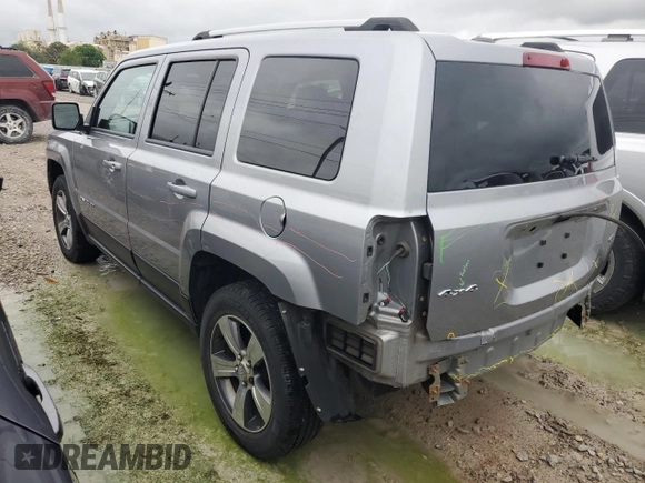2016 Jeep Patriot Latitude with VIN 1C4NJRFB0GD522016, listed as a Copart auction lot 54688695 with 104,587 mi miles and Salvage title. Bid and sale history available at DreamBid. Image 2.