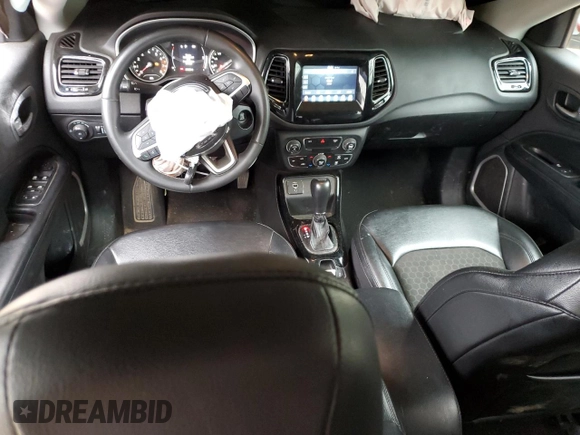 2021 Jeep Compass Altitude with VIN 3C4NJCBB7MT597532, listed as a Copart auction lot 51408535 with 87,085 mi miles and Salvage title. Bid and sale history available at DreamBid. Image 8.