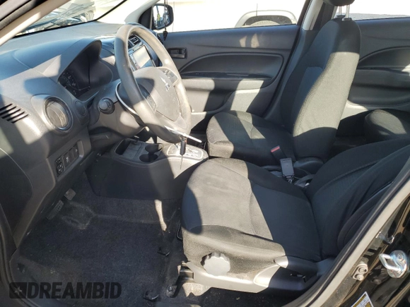 2023 Mitsubishi Mirage ES z VIN ML32FUFJ9PHF02053, wystawiony jako Copart lot #50418915 z przebiegiem 22 613 mil mil oraz Szkoda całkowita • Salvage title. Historia ofert i sprzedaży dostępna na DreamBid. Obrazek 7.