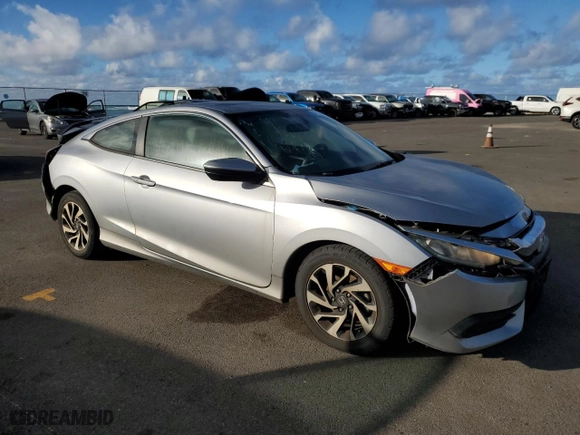 2017 Honda Civic Coupe LX-P with VIN 2HGFC4B04HH309730, listed as a Copart auction lot 87273844 with 97,567 mi miles and Salvage Title. Bid and sale history available at carsss.com. Image 4.