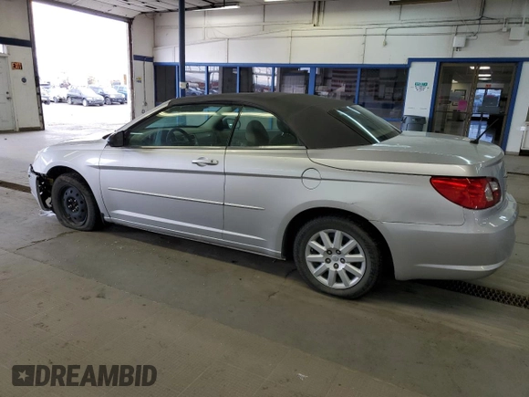 2008 Chrysler Sebring LX with VIN 1C3LC45K78N675207, listed as a Copart auction lot 57565874 with 187,308 mi miles and Clean Title. Bid and sale history available at carsss.com. Image 2.