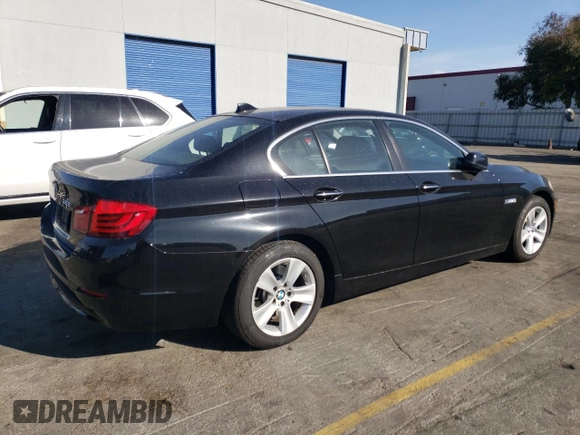 2013 BMW 5 Series 528i with VIN WBAXG5C54DDY35349, listed as a Copart auction lot 78957244 with 164,696 mi miles and Clean Title. Bid and sale history available at carsss.com. Image 3.