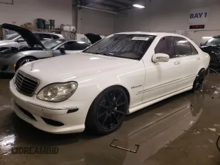 2006 Mercedes-Benz S 55 AMG with VIN WDBNG74J56A484102, listed as a Copart auction lot 45905335 with 134,288 mi miles and Salvage Title. Bid and sale history available at DreamBid. Image 1.