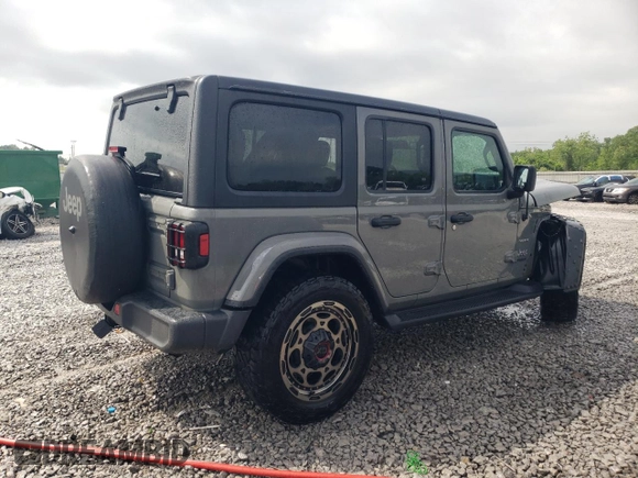 2018 Jeep Wrangler Unlimited Sahara z VIN 1C4HJXEN1JW248205, wystawiony jako Copart lot #54264885 z przebiegiem 103 201 mil mil oraz Szkoda całkowita • Salvage title. Historia ofert i sprzedaży dostępna na DreamBid. Obrazek 3.