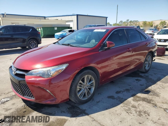 2016 Toyota Camry XLE with VIN 4T1BF1FKXGU601372, listed as a Copart auction lot 48570645 with 49,612 mi miles and Salvage Title. Bid and sale history available at carsss.com. Image 1.