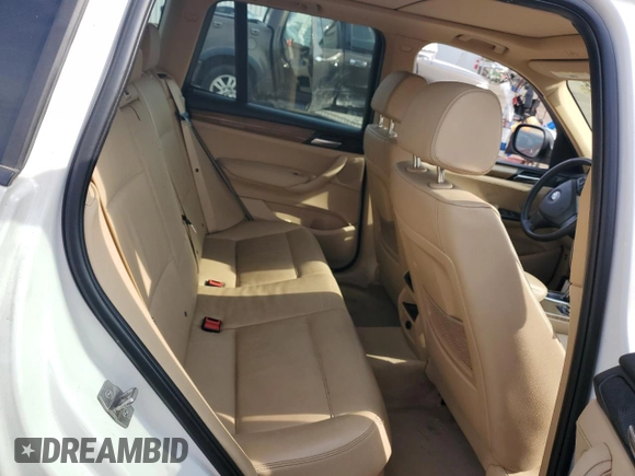 2013 BMW X3 xDrive28i with VIN 5UXWX9C5XD0A20457, listed as a Copart auction lot 54404445 with 126,295 mi miles and Salvage Title. Bid and sale history available at DreamBid. Image 10.