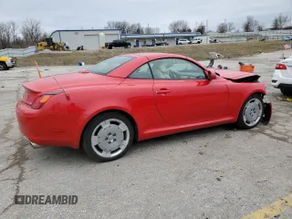 2003 Lexus SC with VIN JTHFN48Y130043858, listed as a Copart auction lot 47760605 with 139,806 mi miles and Salvage Title. Bid and sale history available at carsss.com. Image 3.
