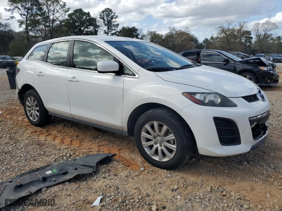 2011 Mazda CX-7 i SV with VIN JM3ER2A5XB0401275, listed as a Copart auction lot 49347075 with 133,744 mi miles and Salvage Title. Bid and sale history available at carsss.com. Image 4.