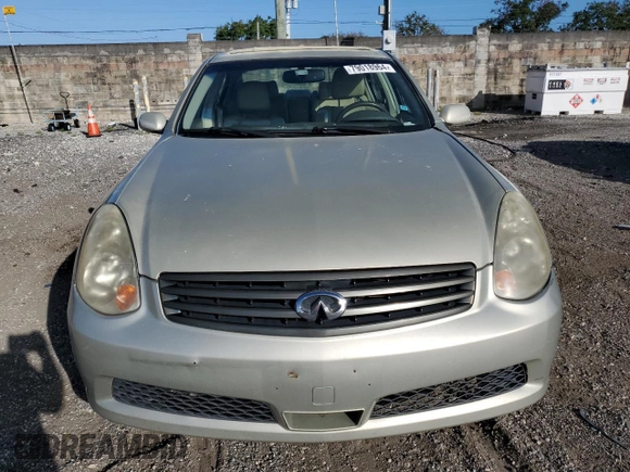 2006 Infiniti G35 with VIN JNKCV51F76M601016, listed as a Copart auction lot 79018964 with 175,443 mi miles and Salvage Title. Bid and sale history available at DreamBid. Image 5.