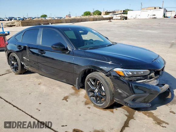 2023 Honda Civic Sport with VIN 19XFL2H82PE013762, listed as a Copart auction lot 52256325 with 26,532 mi miles and Salvage Title. Bid and sale history available at DreamBid. Image 4.