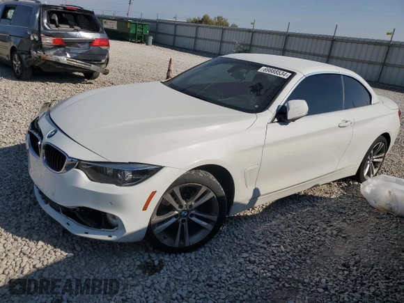 2018 BMW 4 Series 430i xDrive with VIN WBA4Z3C58JEC55774, listed as a Copart auction lot 69888534 with 117,995 mi miles and Salvage Title. Bid and sale history available at DreamBid. Image 1.