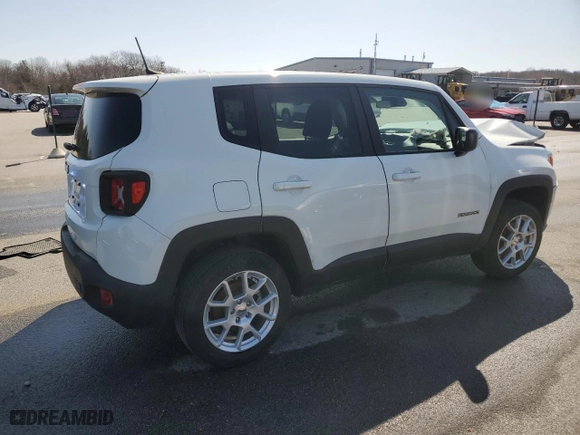 2023 Jeep Renegade Latitude with VIN ZACNJDB15PPP69790, listed as a Copart auction lot 51061205 with 0 mi miles and Non Repairable. Bid and sale history available at carsss.com. Image 3.