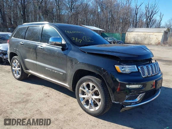 2020 Jeep Grand Cherokee Summit with VIN 1C4RJFJGXLC127554, listed as a IAAI auction lot 41600201 with 40,819 mi miles and . Bid and sale history available at DreamBid. Image 1.