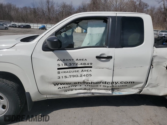 2022 Nissan Frontier S with VIN 1N6ED1CM5NN623040, listed as a Copart auction lot 49469315 with 57,510 mi miles and Salvage title. Bid and sale history available at DreamBid. Image 7.