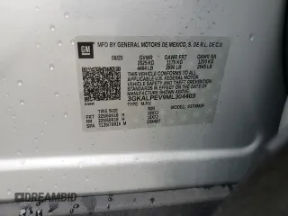 2021 GMC Terrain SLT with VIN 3GKALPEV9ML304403, listed as a Copart auction lot 50908395 with 78,658 mi miles and Salvage title. Bid and sale history available at DreamBid. Image 13.