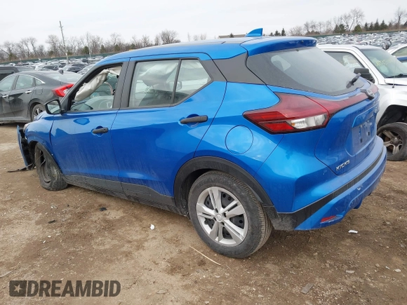 2022 Nissan Kicks S with VIN 3N1CP5BV0NL506455, listed as a IAAI auction lot 41555028 with 31,660 mi miles and . Bid and sale history available at carsss.com. Image 3.